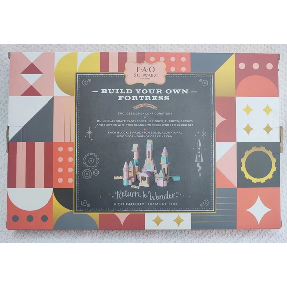 Castle Building Blocks by FOA Schwarz - Picture 2 of 5